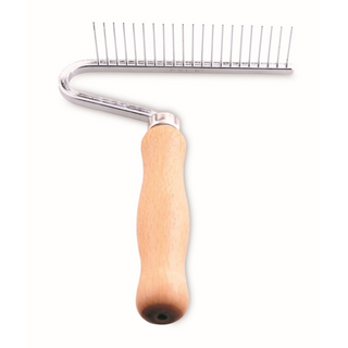 Harkje met houten greep, Grof
