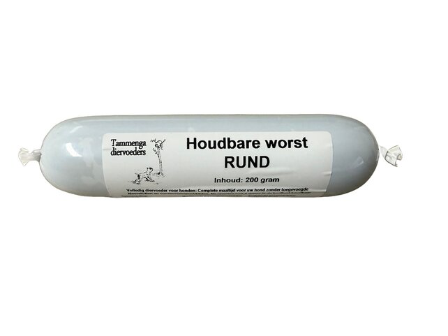 Houdbare vleesworst Rund 200 gram