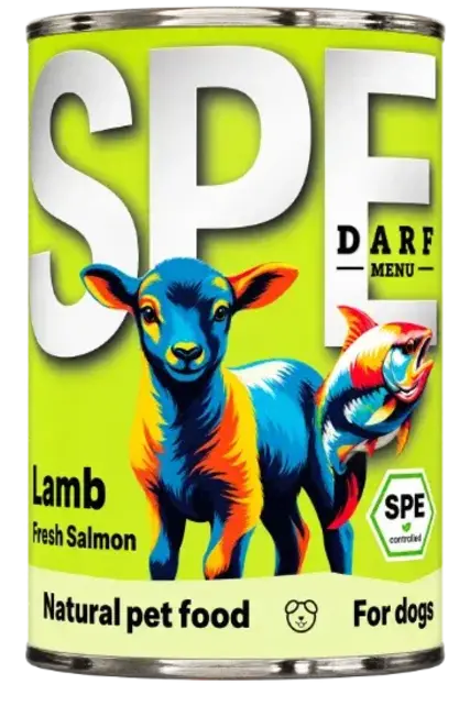 Menu Lam & Zalm 400g in Blik