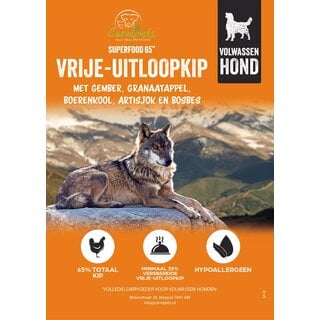 Superfood 65 Adult Vrije uitloop Kip 2 kg