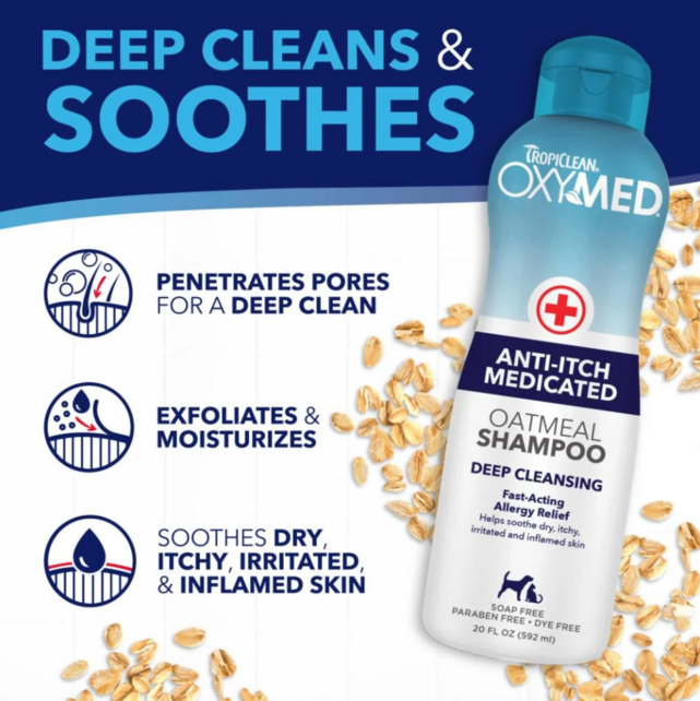 OxyMed Anti-Itch Oatmeal Shampoo 355ml