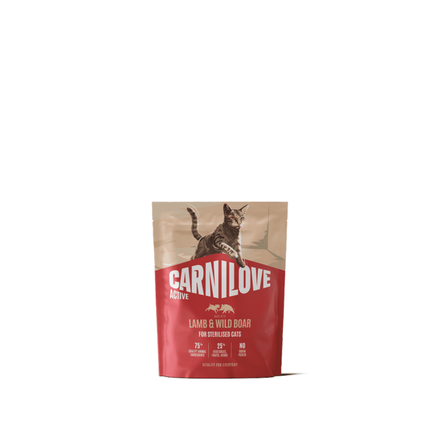 ACTIVE CAT Lamb & Wild boar Sterilised Adult 400 gram