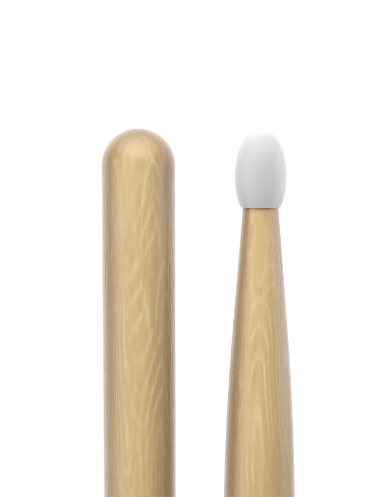 Promark Classic forward TX5BN 5B Hickory ovale nylon tip Drumstokken