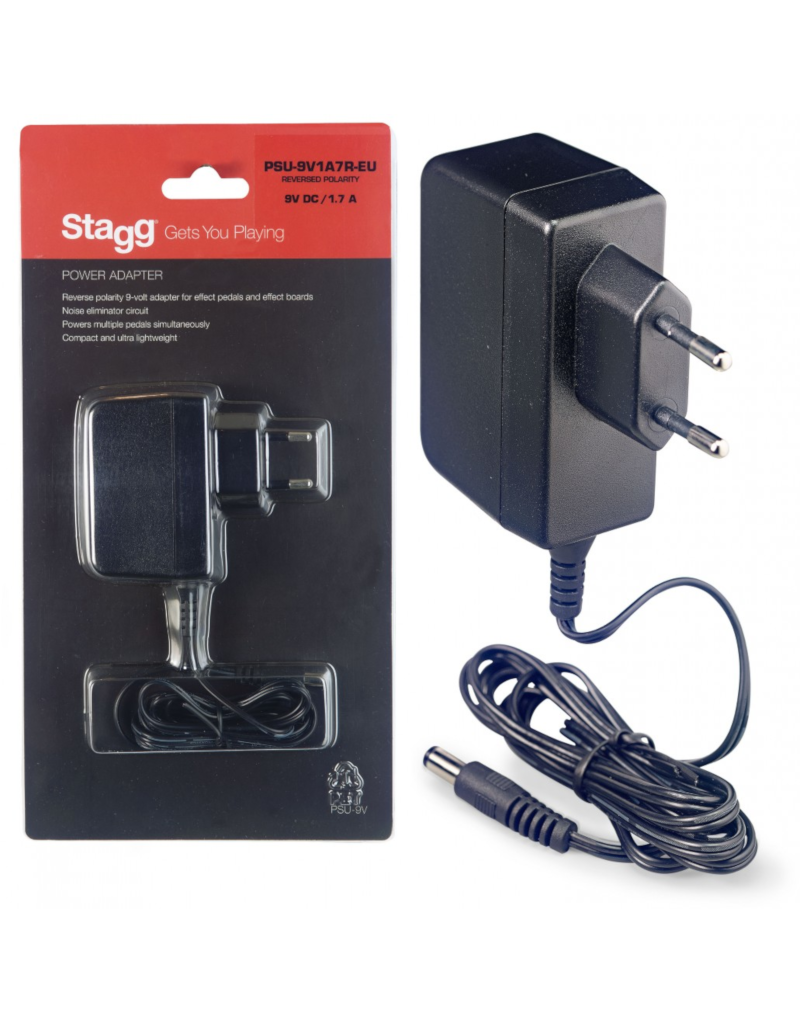 Stagg PSU 9V1A7 AC voeding voor effect pedalen