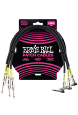 Ernie Ball 6076 Patch kabel enkel haaks 46 cm 3-pack