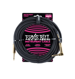 Ernie Ball Instrument cable 7.6 m (25FT) black