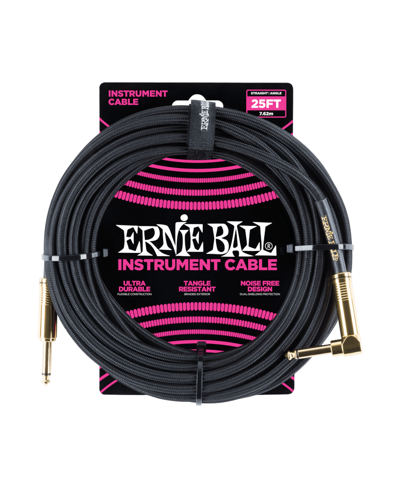 Ernie Ball 6058 Instrument cable 7.6 m (25FT) black