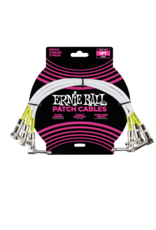 Ernie Ball 6055 Patch cable right angle 30 cm (1FT) 3-pack white