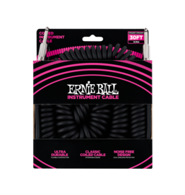 Ernie Ball Instrument kabel 9 m spiraal