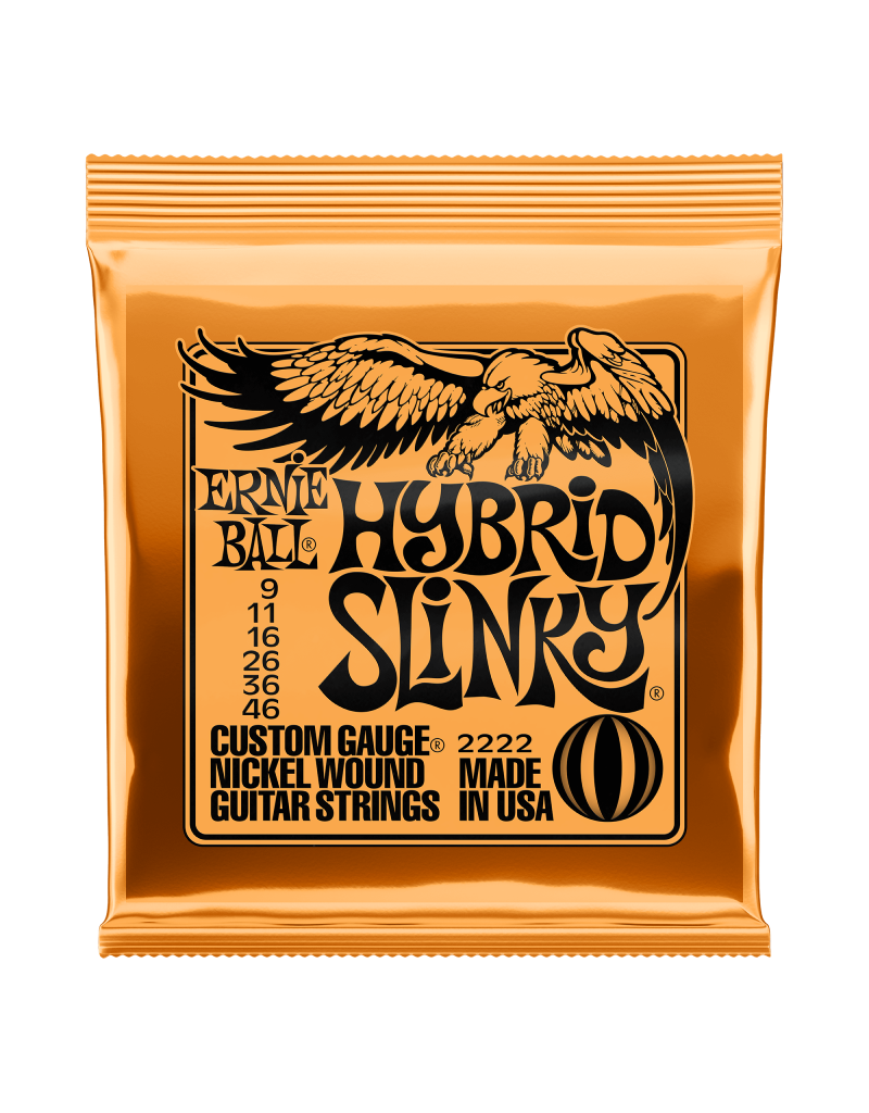 Ernie Ball 2222 Hybrid slinky elektrisch gitaar snaren 009-046