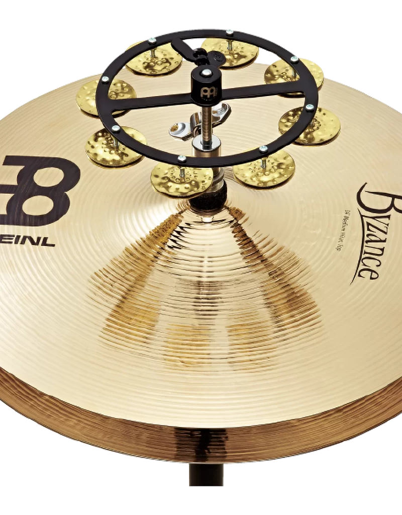 Meinl HTHH1BK Hihat enkele tambourine met messing jingles