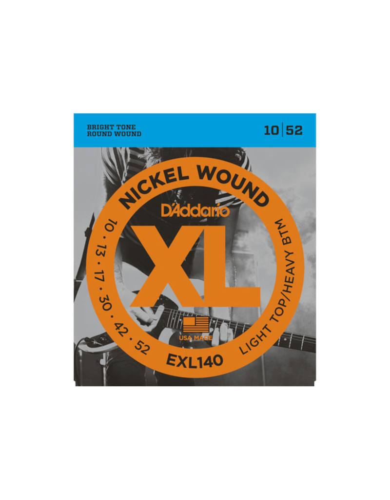 D'addario EXL140 Light top/heavy bottom electric guitar strings 010-052