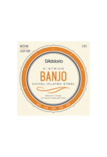 D'addario EJ61 5-snarig medium banjo snaren 010-023