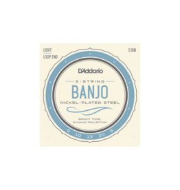 D'addario EJ60 5-snarig light banjo snaren 009-020