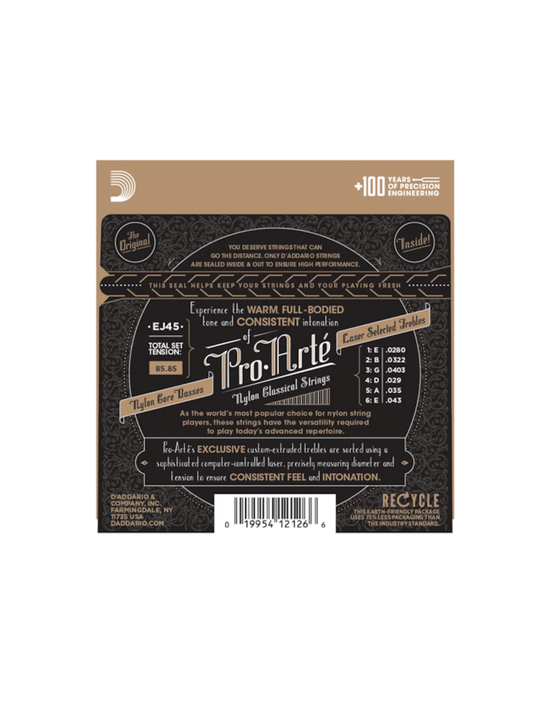 D'addario EJ45 Normal tension classical guitar strings