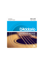 D'addario EJ38 Light 12-snarig akoestisch gitaar snaren 010-047