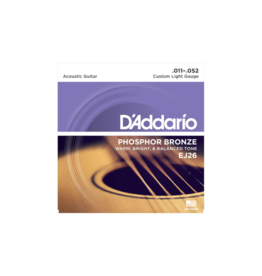 D'addario EJ26 Acoustic guitar strings 011-052