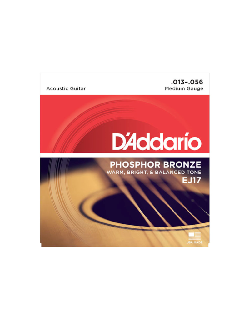 D'addario EJ17 Medium acoustic guitar strings 013-056