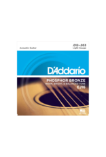 D'addario EJ16 Light acoustic guitar strings 012-053