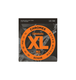 D'addario ECG26 Chromes jazz guitar strings 013-056