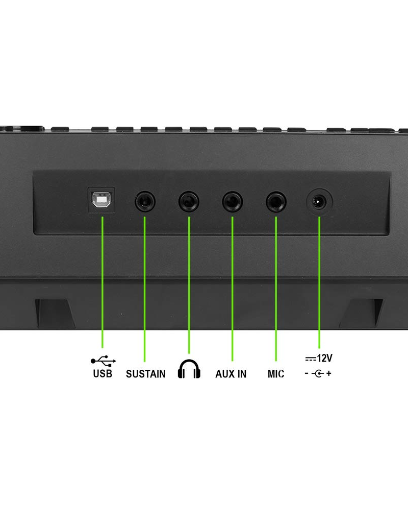 Medeli M331 Aanslag gevoelig keyboard