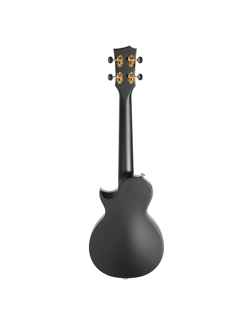 Cascha HH2258 Carbon fibre zwart concert ukelele