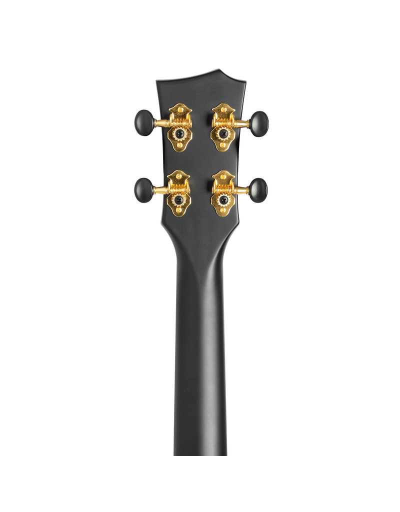 Cascha HH2258 Carbon fibre zwart concert ukelele