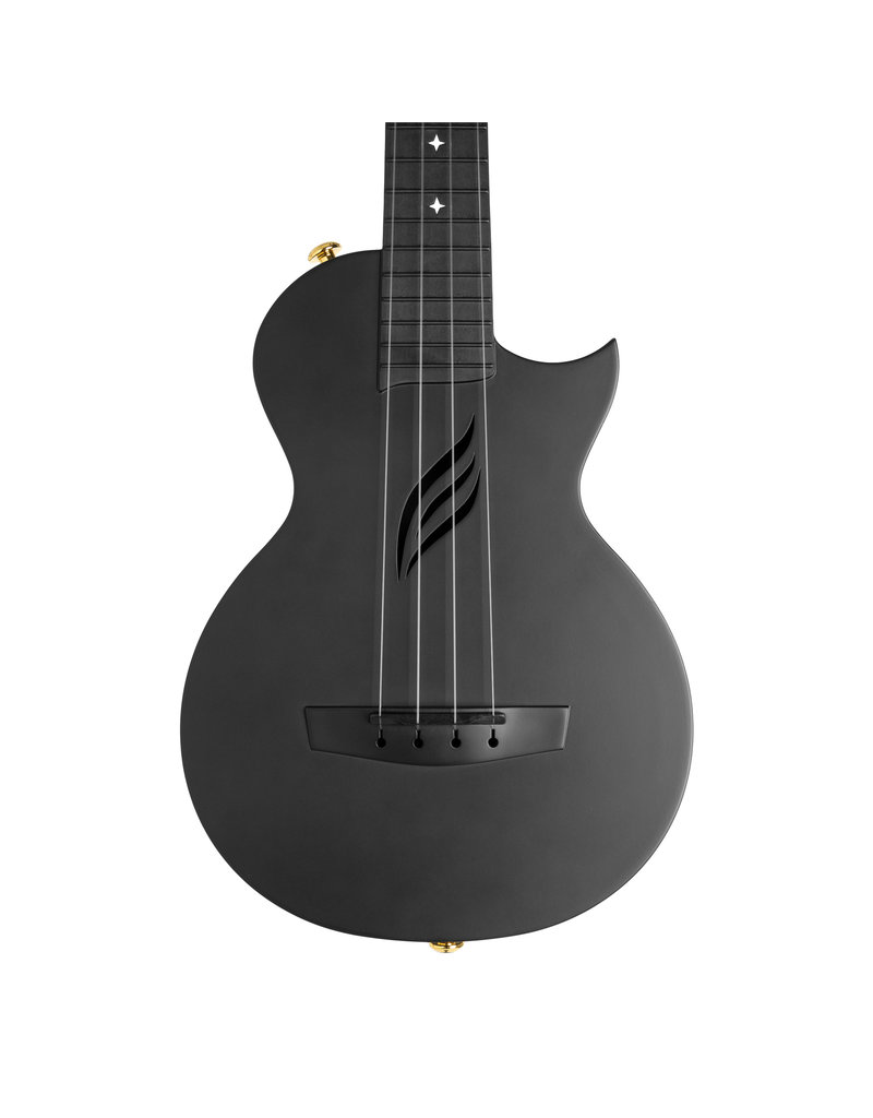 Cascha HH2258 Carbon fibre black concert ukulele