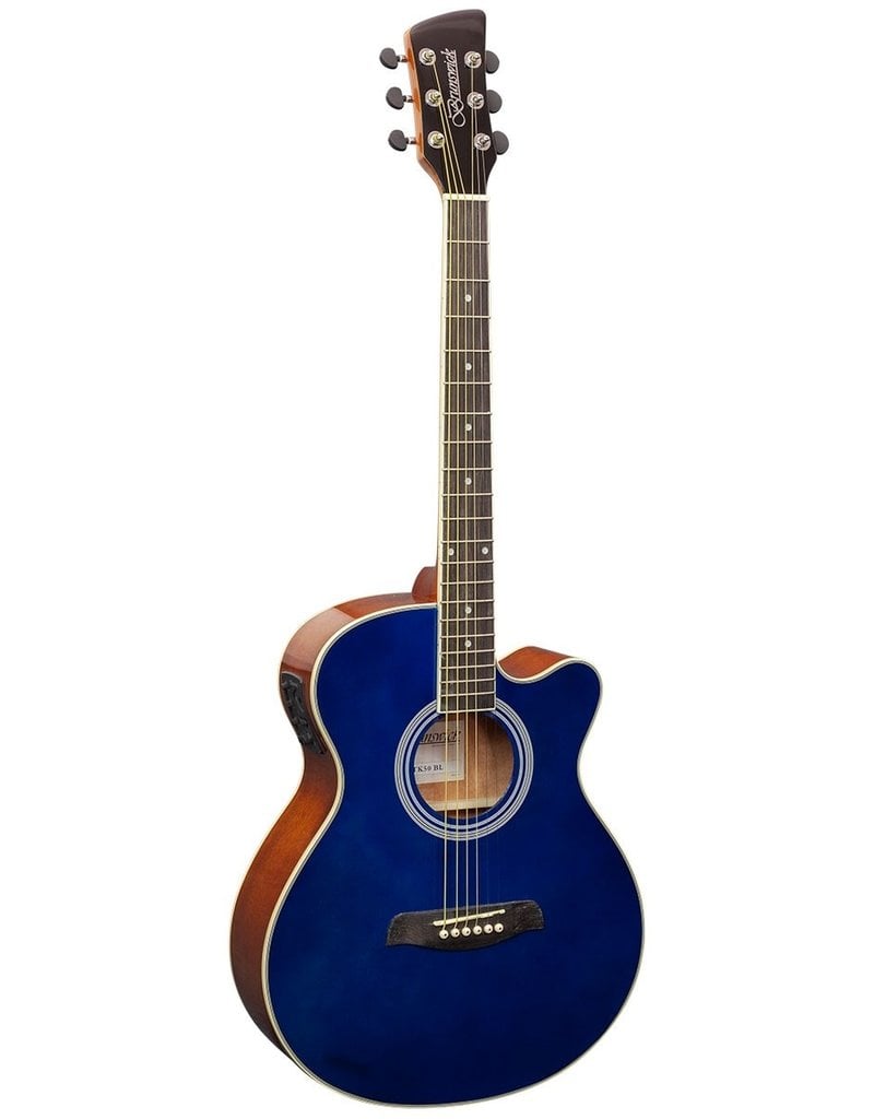 Brunswick BTK50 BL Acoustic/electric guitar blue