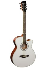 Brunswick BTK50 MW Acoustic/electric guitar white