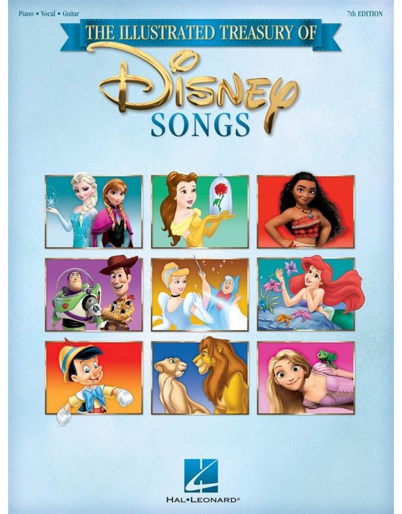 Hal Leonard The illustrated treasury of Disney Songs 7th edition