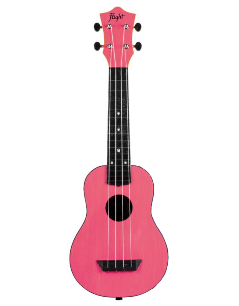 Flight TUS35 Travel roze sopraan ukelele