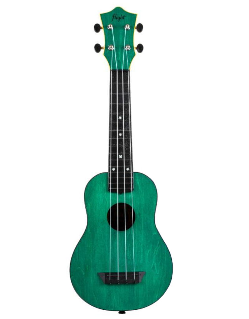 Flight TUS35 Travel green soprano ukulele