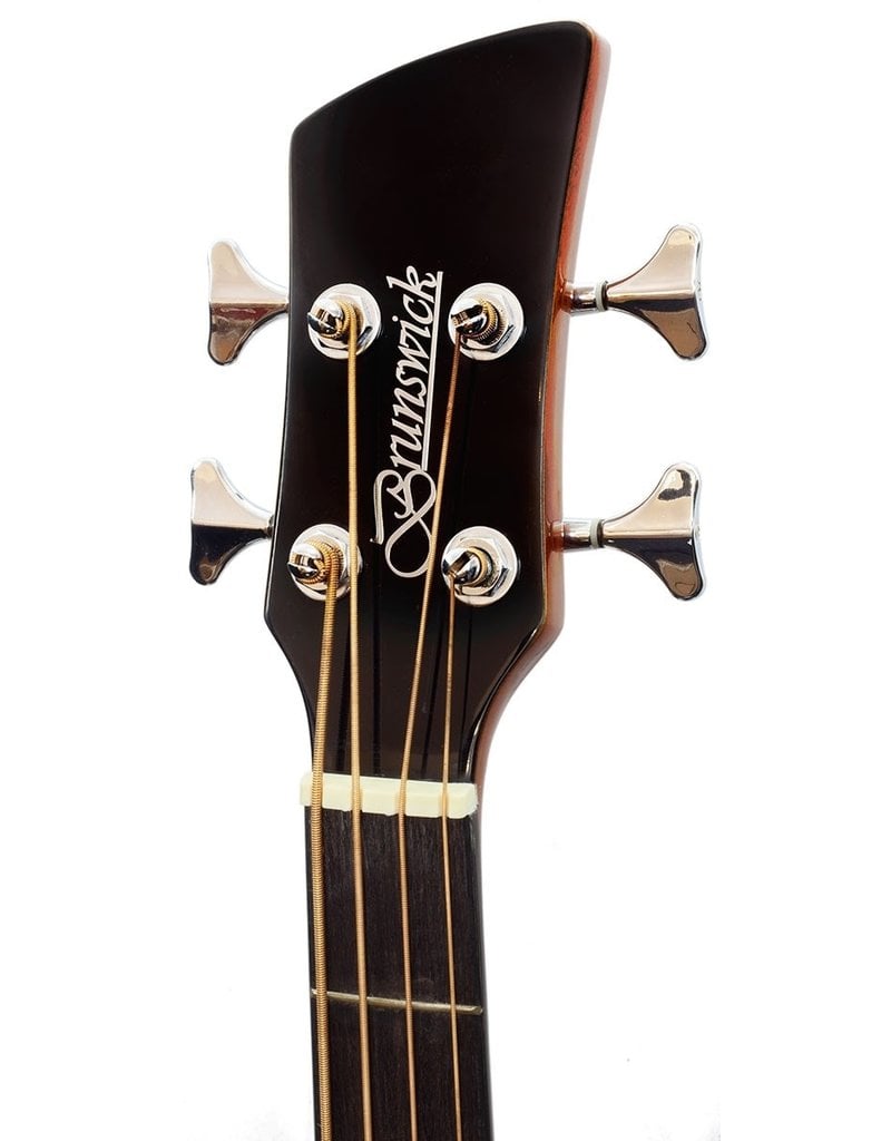 Brunswick TBJBA BK Acoustic/electric bass guitar black