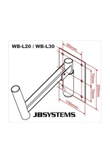 JB Systems WB-L30 Luidspreker muurbeugel