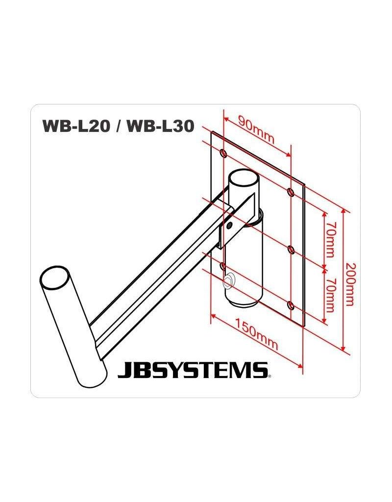 JB Systems WB-L30 Luidspreker muurbeugel