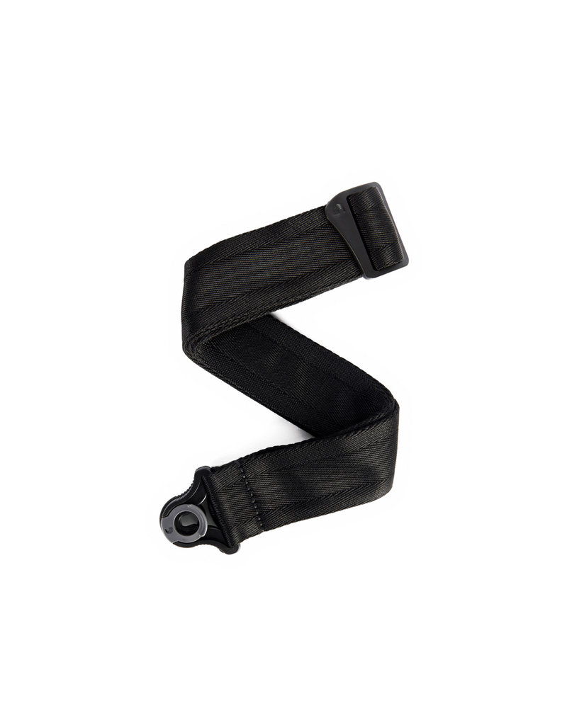 D'addario Auto Lock nylon gitaar riem zwart