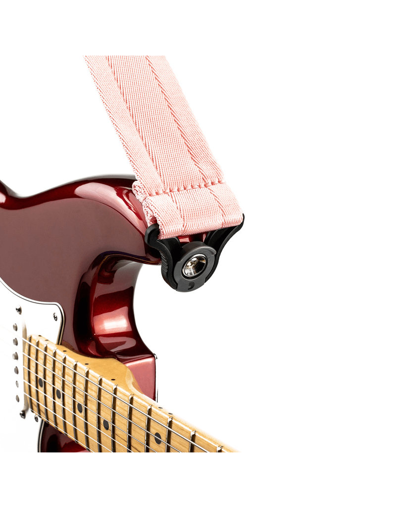 D'addario Auto Lock nylon gitaar riem roze