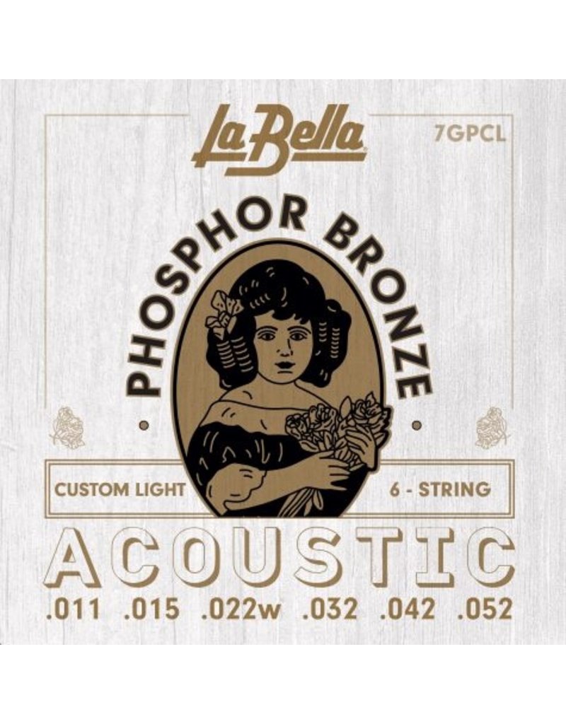 La Bella 7GPCL Custom light akoestisch gitaar snaren 011-052