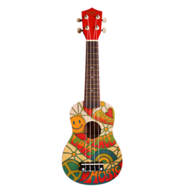 CLX Music Calista 21 sopraan ukelele peace