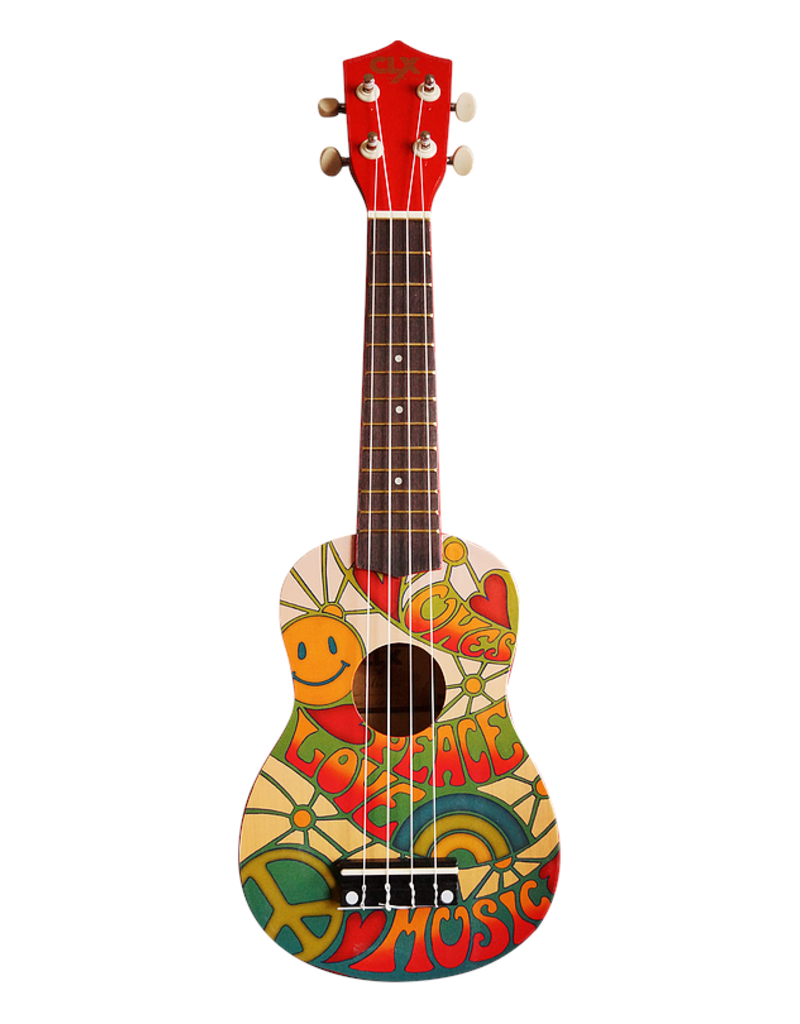 CLX Music Calista 21 sopraan ukelele peace