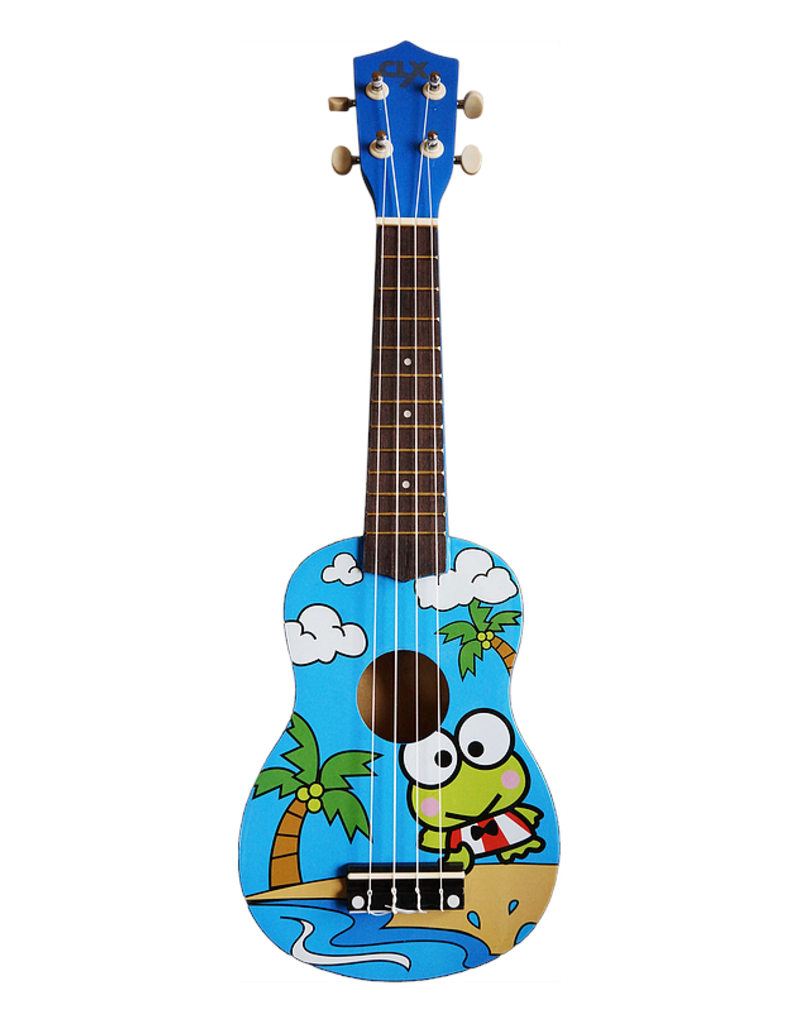 CLX Music Calista 21 soprano ukulele frog