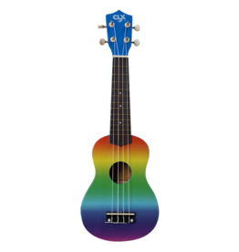 CLX Music Calista 21 sopraan ukelele rainbow air