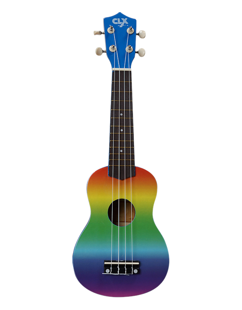 CLX Music Calista 21 sopraan ukelele rainbow air