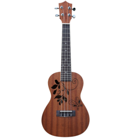 Radiobeurs Leave Mahogany concert ukulele