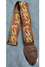 Souldier Paisley Brown/Gold guitar strap