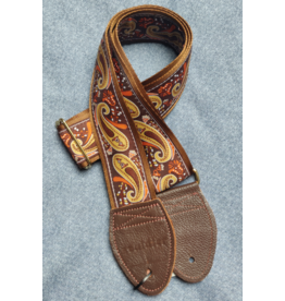 Souldier Paisley Brown/Gold guitar strap