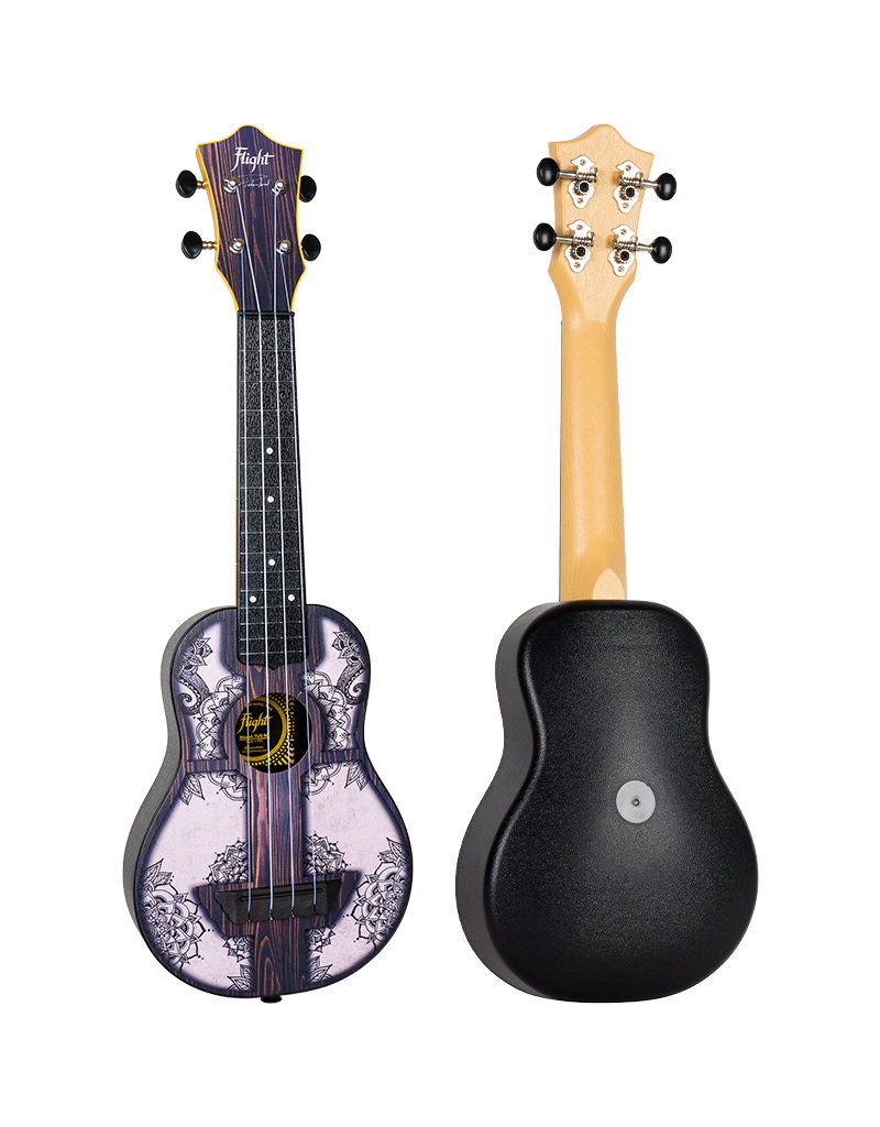 Flight TUS40 Travel Mandala Wood sopraan ukelele