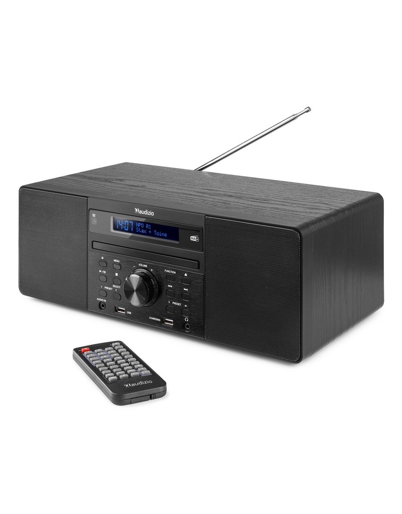 Audizio Prato All-in-One music system black