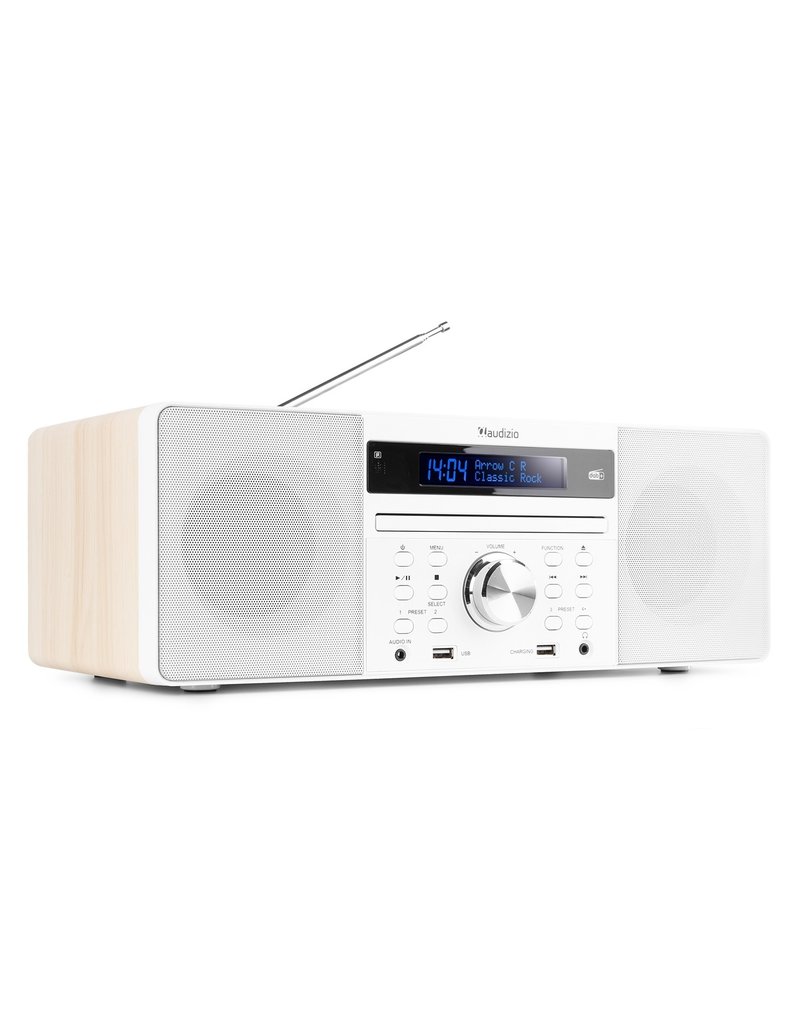 Audizio Prato All-in-One music system white